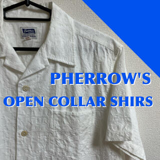 フェローズ(PHERROW'S)のフェローズ　オープンカラーシャツ　ジャガード　PHERROW'S(シャツ)