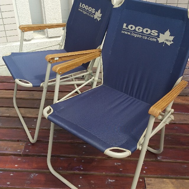 LOGOS(ロゴス)のロゴス アウトドア チェア イス 椅子 レジャーチェア セット 2個 ２脚 ペア スポーツ/アウトドアのアウトドア(テーブル/チェア)の商品写真