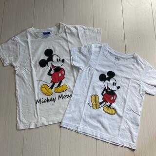 ディズニー(Disney)の◉お揃いTシャツ　100.130  mickey(Tシャツ/カットソー)