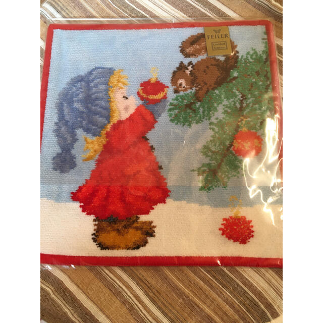 専用!フェイラーハンカチクリスマス柄新品3枚セット - ハンカチ
