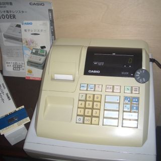 カシオ(CASIO)のレジスター　CASIO 100ER(店舗用品)