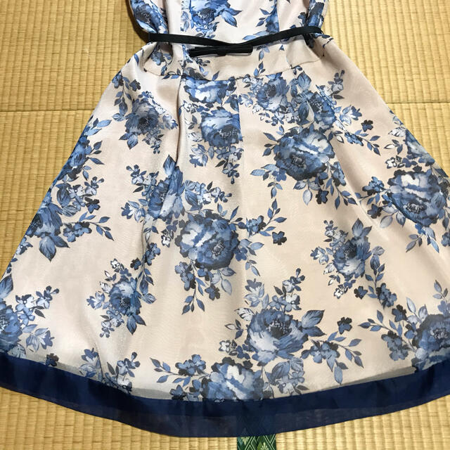 ☆エムズグレイシー ワンピース☆青花柄素敵42〜44☆エレガント online