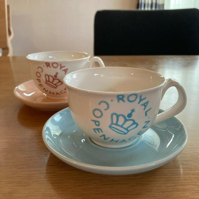 ROYAL COPENHAGEN(ロイヤルコペンハーゲン)のティーカップ ＆ソーサ セット ロイヤルコペンハーゲン ニューシグネチャー インテリア/住まい/日用品のキッチン/食器(グラス/カップ)の商品写真