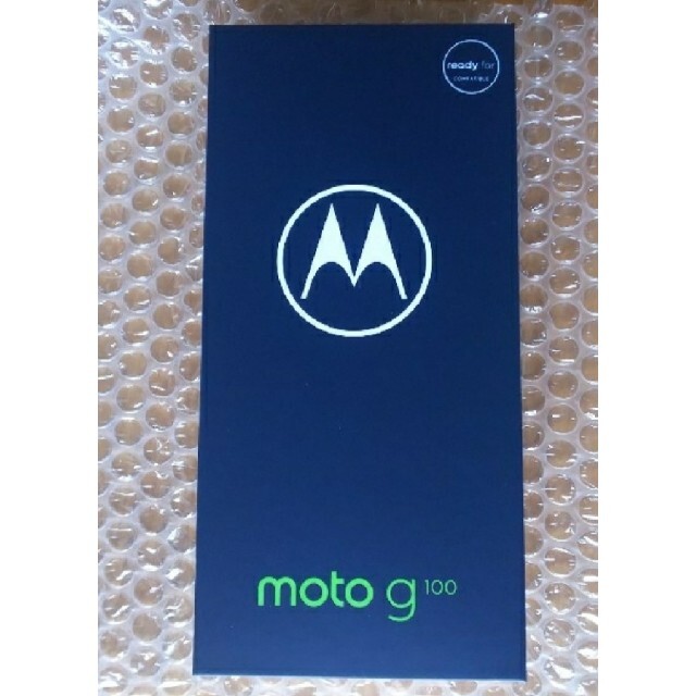 【新品未開封】モトローラ Motorola moto g100　シムフリー スマホ/家電/カメラのスマートフォン/携帯電話(スマートフォン本体)の商品写真