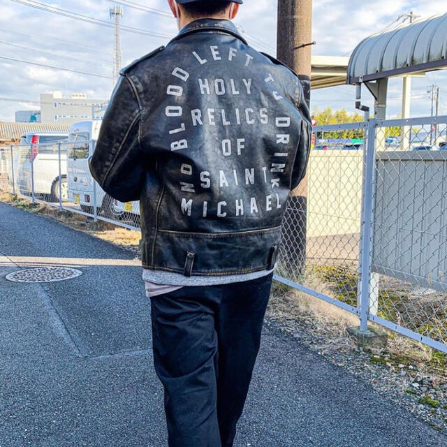 LADY MADE - 新品未着用 saint michael × schott の通販 by LADY MADE - 新品未着用 saint michael × schott の通販 by