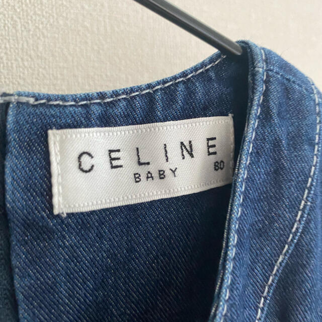 celine(セリーヌ)のこまり様専用］CELINE baby デニムワンピース　80 キッズ/ベビー/マタニティのベビー服(~85cm)(ワンピース)の商品写真