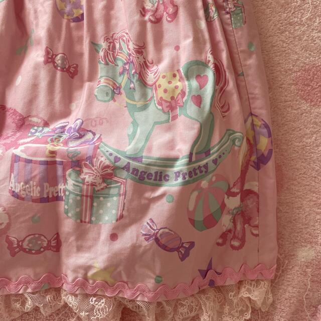 初版TOY PARADEジャンパースカート ピンク - ひざ丈ワンピース