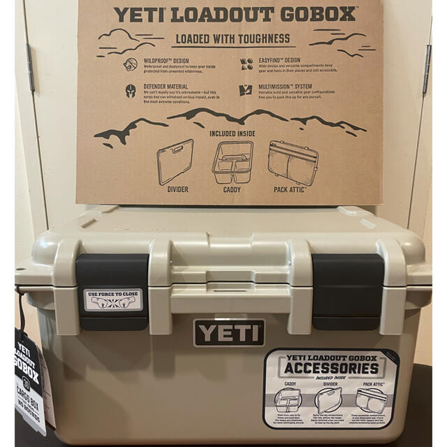 YETI  go box  ロードアウト　USA製　新品　ギアボックス道具箱