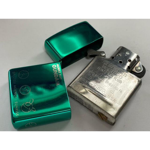 ZIPPO(ジッポー)のZippo/ライター/連邦軍/機動戦士ガンダム/メタリック/限定/ハロ/グリーン メンズのファッション小物(タバコグッズ)の商品写真