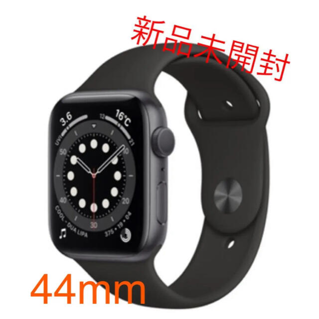 メンズApple Watch Series6(GPSモデル)-44mm スペースグレイ