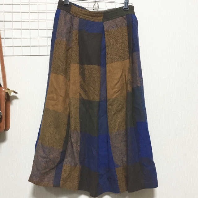 チェック柄 スカート レディースのスカート(ロングスカート)の商品写真