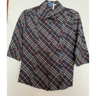 バーバリーブルーレーベル(BURBERRY BLUE LABEL)のバーバリー　レディースシャツ(シャツ/ブラウス(長袖/七分))