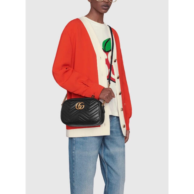 Gucci(グッチ)のGUCCI GGマーモントキルティング スモール ショルダーバッグ レディースのバッグ(ショルダーバッグ)の商品写真