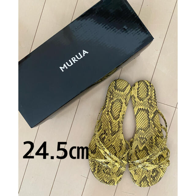 MURUA(ムルーア)の新品未使用　MURUAフラットサンダル レディースの靴/シューズ(サンダル)の商品写真