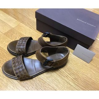 ボッテガヴェネタ(Bottega Veneta)のBOTTEGA VENETA サンダル　38 1/2 イントレチャート(サンダル)