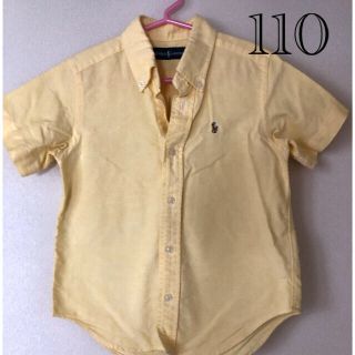 ラルフローレン(Ralph Lauren)の【サワベ様】ラルフローレン　半袖　シャツ　イエロー　110(Tシャツ/カットソー)