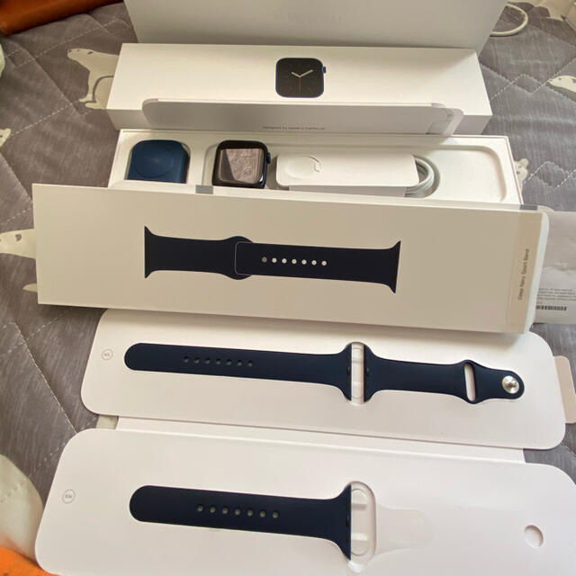 Apple Watch Series 6 44mm GPS ブルー アルミニウム時計