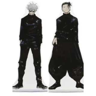 『呪術廻戦』アクリルMEGAフィギュア 夏油傑　五条悟(キャラクターグッズ)