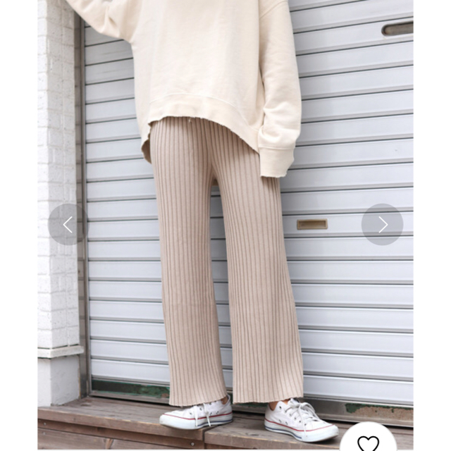 via j 【新品】リブニットパンツ 3