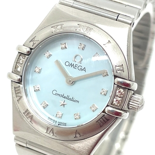 オメガ(OMEGA)のオメガ OMEGA コンステレーション ミニ 1567.86 12Pダイヤ クオーツ 腕時計 SS シルバー(腕時計)