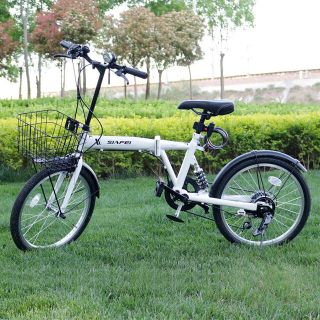 【アッキー様専用】 折りたたみ自転車 20インチ シマノ6段 shimano(自転車本体)