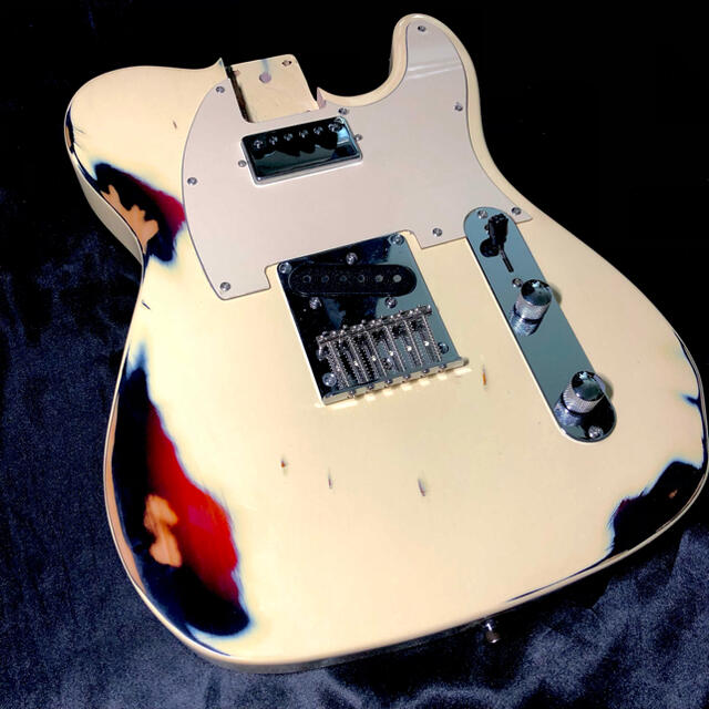 エレキギター　テレキャスター　アッシュボディ　マルチレイヤー　カスタムパーツ 楽器のギター(エレキギター)の商品写真