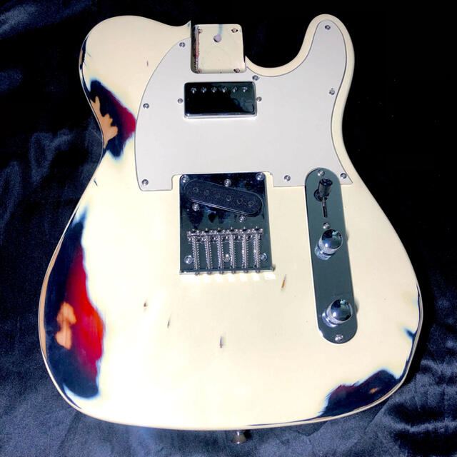 エレキギター　テレキャスター　アッシュボディ　マルチレイヤー　カスタムパーツ 楽器のギター(エレキギター)の商品写真