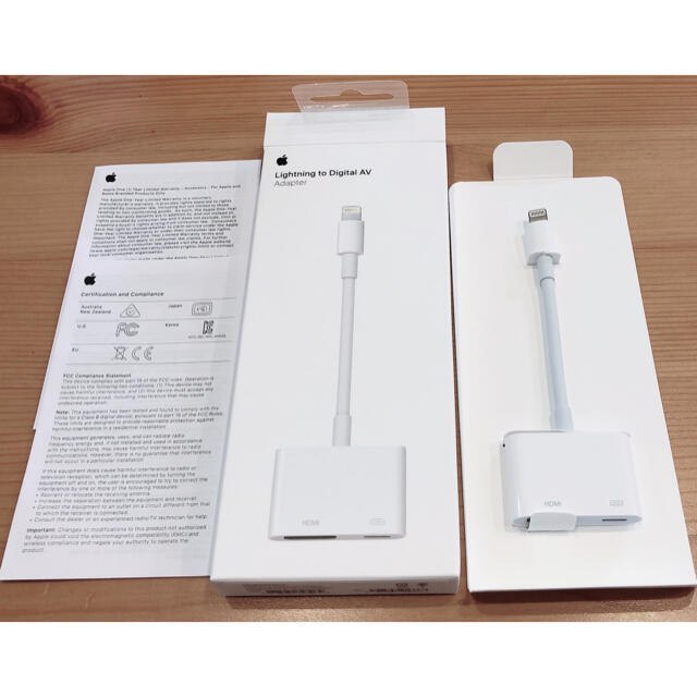 Apple(アップル)のLightning to Digital AV スマホ/家電/カメラのスマホアクセサリー(その他)の商品写真