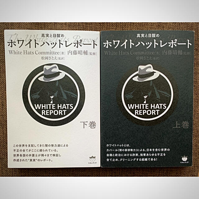 ホワイトハットレポート 真実と目覚め 上下巻本