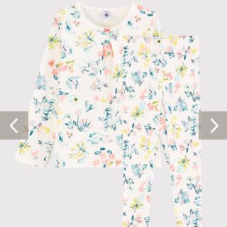 プチバトー(PETIT BATEAU)のプチバトー  チュビックプリント長袖パジャマ　12ans(パジャマ)