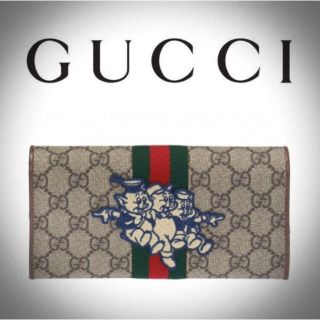 グッチ(Gucci)のGUCCI グッチ ディズニー GGスプリーム 三匹の子豚 長財布(財布)