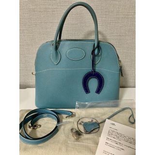 エルメス(Hermes)のエルメス ボリード31 ブルージーン ブルー青 (ハンドバッグ)