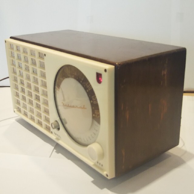ナショナル真空管ラジオ、DL-380（1955年昭和30年式）、作動オリジナル品