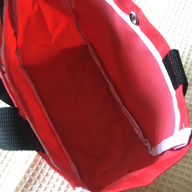 赤のトートバッグ THANKS  レディースのバッグ(トートバッグ)の商品写真