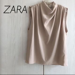 ザラ(ZARA)のZARA ザラ　ノースリーブ  ブラウス(シャツ/ブラウス(半袖/袖なし))