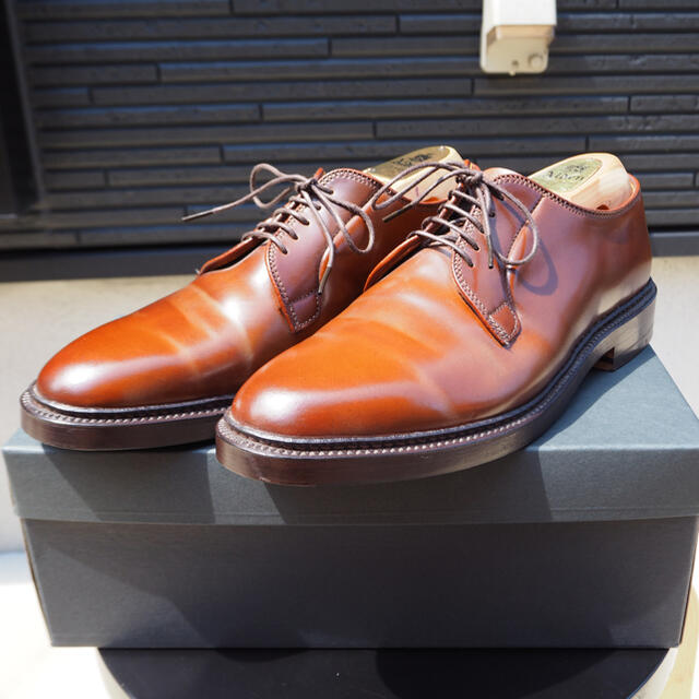 Alden - Alden 9900 ラベロ コードバン プレーントゥ 7D ※シューツリー
