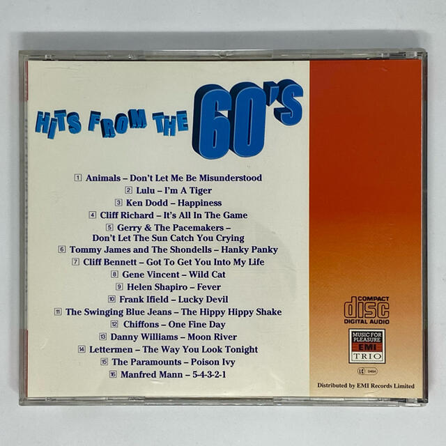 HITS FROM THE 60'S ３枚組 エンタメ/ホビーのCD(ポップス/ロック(洋楽))の商品写真