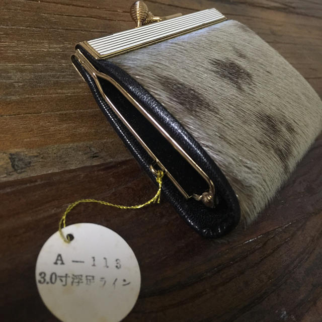 💭vintage💭 アザラシの毛のがま口 財布 の通販 by きなこshop｜ラクマ