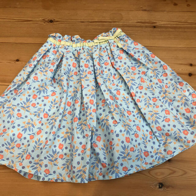 LAGOM(ラーゴム)の美品　SM2 LAGOM 花柄ｽｶﾊﾟﾝ 水色(XL120〜130) キッズ/ベビー/マタニティのキッズ服女の子用(90cm~)(スカート)の商品写真