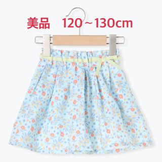 ラーゴム(LAGOM)の美品　SM2 LAGOM 花柄ｽｶﾊﾟﾝ 水色(XL120〜130)(スカート)