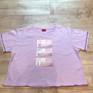 レピピアルマリオ(repipi armario)のレピピアルマリオ  プリント　半袖　Tシャツ S(Tシャツ/カットソー)