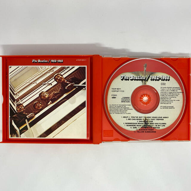 THE BEATLES 1962-1966＆1967-1970 ＣＤ４枚組 エンタメ/ホビーのCD(ポップス/ロック(洋楽))の商品写真