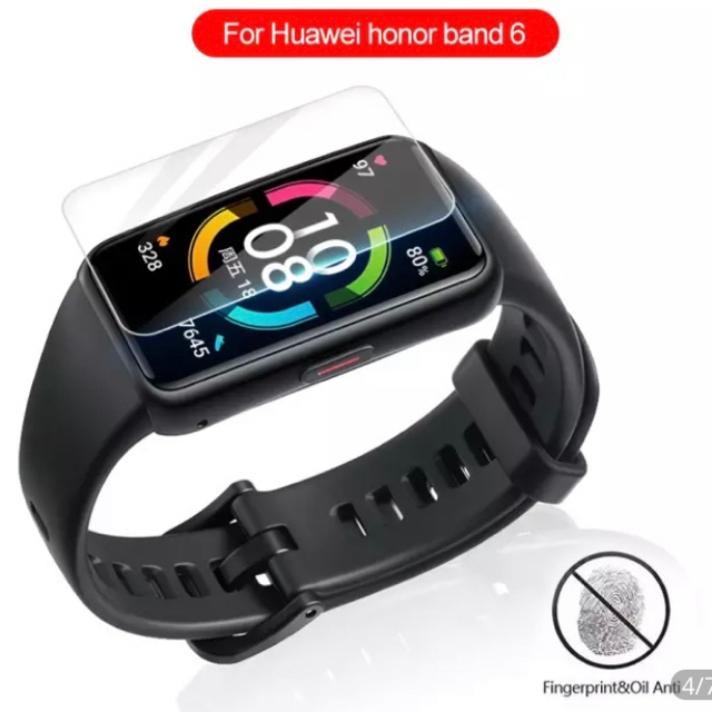 huawei honor band6 ウォッチ 保護 フィルム スマホ/家電/カメラのスマホアクセサリー(保護フィルム)の商品写真