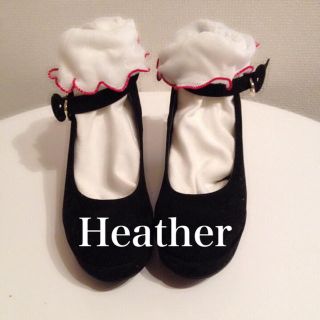 ヘザー(heather)のHeather太ヒールパンプス(ハイヒール/パンプス)