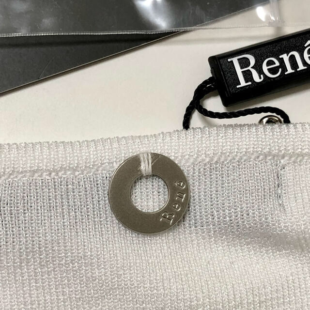 René(ルネ)のRene ルネ ホワイト ボレロ タグ付 未使用品 レディースのトップス(ボレロ)の商品写真