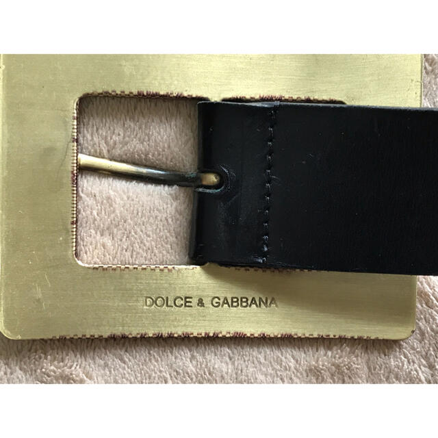 ◆◇激レア　DOLCE&GABBANA　本革ビッグバックルベルト◇◆