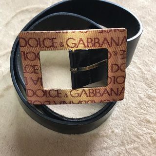 ◆◇激レア　DOLCE&GABBANA　本革ビッグバックルベルト◇◆