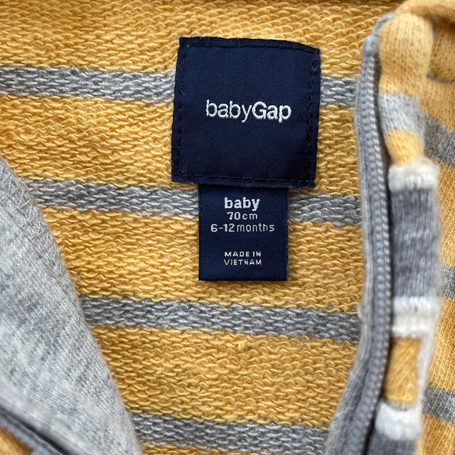 babyGAP(ベビーギャップ)のbabyGap  パーカー キッズ/ベビー/マタニティのベビー服(~85cm)(トレーナー)の商品写真