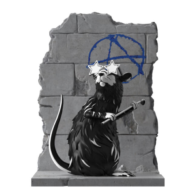 MIGHTY JAXX Banksy Anarchy Rat
