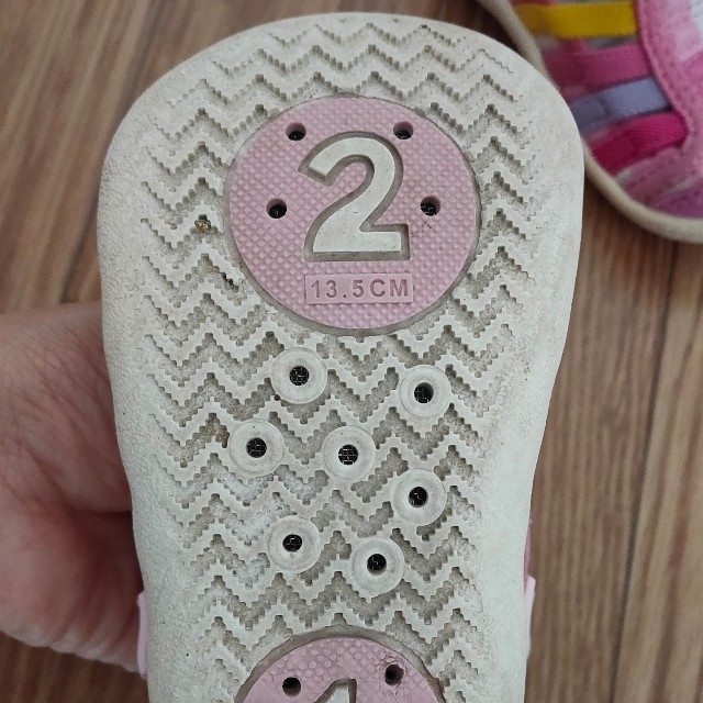 イフミー　ウォーターシューズ　ピンク　13.5cm キッズ/ベビー/マタニティのベビー靴/シューズ(~14cm)(サンダル)の商品写真